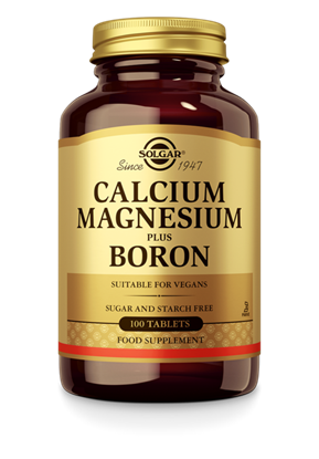 SOLGAR CALCIUM MAGNESIUM PLUS BORON 100ST